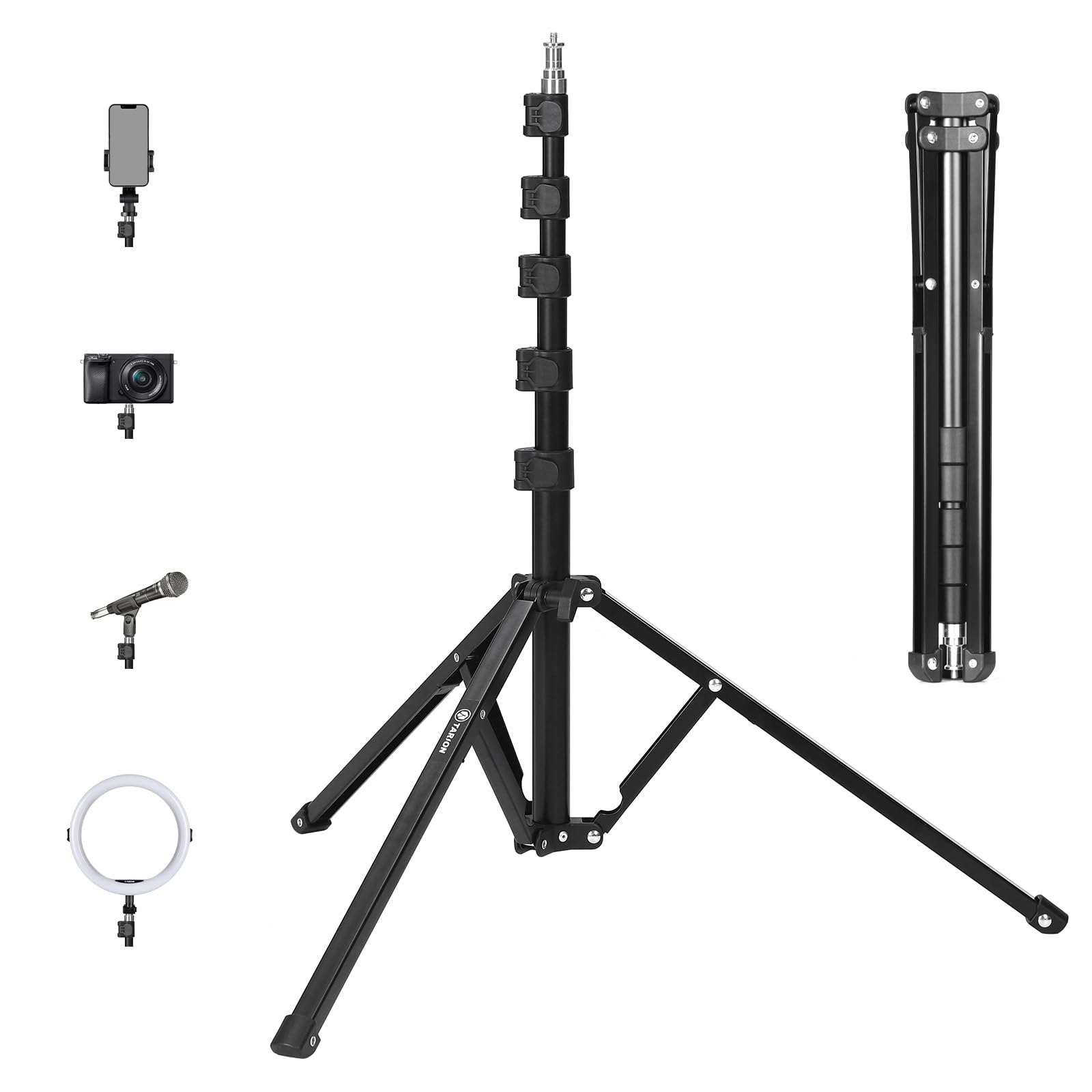 Stativi leggeri in alluminio kit da 2