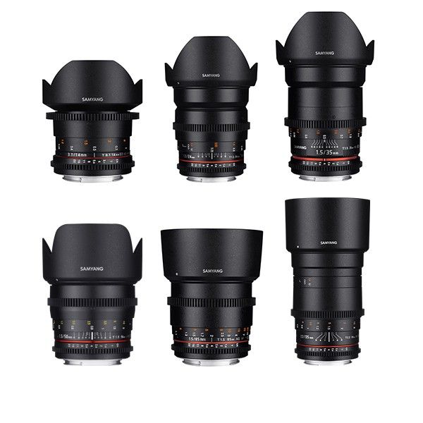 Samyang kit 6 lenti